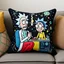 Placeholder: Intricate Anime Needlepoint, Rick and Morty brainwashing machine, couch cushion