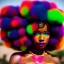 Placeholder: full body shot, masterpiece, best quality, family of three, black skinned, sparkling eyes, fluorescent skin, colorful makeup, afro, highly detailed body, afrofuturism, scifi, sun light, 4K, RAW, depth of field, high contrast, realistic details, 24mm