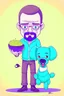 Placeholder: walter white as a cute girl with a tail