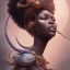 Placeholder: sango fantasy, fantasy magic, intricate, sharp focus, illustration, highly detailed, digital painting, concept art, matte, masterpiece head sexy view black African beauty black afro hair space lady silver snakeskin African princess sun lightening