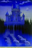 Placeholder: A violet castle of mystery with poltergeists painted by the Limbourg brothers