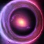 Placeholder: purple black hole in space