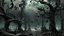 Placeholder: Birds and trees in alternative surreal barren, dry, gloomy world, nightmare in abyss, deep vortex, ,noir, surreal, dark mood, weird dark fantasy, deep dark colors, sharp lines, crepy stunning, high detalied, weird, fog, shadows, realistic, surreal, highly detailed, melancholic thriller mood