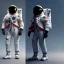 Placeholder: an astronaut in moon, full body, highly detailed, kente, black puffer jacket, 3d render