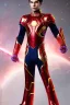 Placeholder: Cosmic super hero, cosmos wepon , red & black costume,4k image, full body men