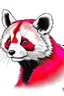 Placeholder: sketch of red panda