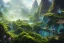 Placeholder: Art by Dylan cole, Avatar concept art, pandora, landscape, ultra-wide angle, ultra realistic, no blur, 8 k uhd, art station, volumetric lighting, aerial view, beautiful, sharp focus, ultra detailed, concept art, studio quality