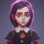 Placeholder: Portrait of an adorable witch kid by Nick Harris