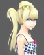 Placeholder: Girl with blonde twintails