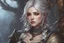 Placeholder: Ciri in korean mmo, smooth anime cg art, orianna, anime fantasy artwork, close picture, rain, apocalypse, intricate details, highly detailed, high details, detailed portrait, masterpiece,ultra detailed, ultra quality