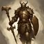 Placeholder: Imagine a fifth-generation Dungeons & Dragons character. This character is a Paladin-class Dragonborn, with the Oath of Vengeance. He is tall and strong, he cannot be asked of anyone but his own cause. Wearing heavy armor reminiscent of his ancient army, he carries an imposing shield, an ax and javelins as his weapons of choice. Capture the imposing presence of this lone warrior, highlighting the tenacity and determination reflected in his eyes