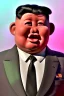 Placeholder: Waist up muppet Portrait, Kim Jong-un muppet doll, black suit, photo studio, red background, unreal engine 5, concept art, art station, god lights, ray tracing, RTX, lumen lighting, ultra detail, volumetric lighting, 3d.