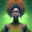 Placeholder: spray painting,nigerian woman in magical forest, Character Portrait, bright colours,face, magnificent, majestic, highly intricate gigantic, Realistic photography, incredibly detailed, ultra high resolution, 8k, complex 3d render, cinema 4d