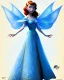 Placeholder: The blue fairy, pixar style