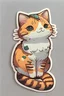 Placeholder: cute cati sticker