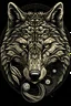 Placeholder: Wolf face and snake tail