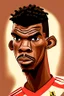 Placeholder: Paul Pogba ,cartoon 2d