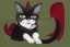 Placeholder: Vampire cat with cape