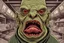 Placeholder: Digital illustration of a (((Vogon))), characterized by green skin, red eyes, and a large nose with rotten teeth. Art style inspired by surrealism and grotesque aesthetics. Background: bureaucratic setting. Use a fish-eye lens for a distorted perspective. Influenced by artists on Dribble and Deviantart. High-resolution image emphasizing the absurd and repulsive nature.Alchemy v2 dynamicLeonardo Diffusion XL