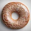 Placeholder: doughnut with sound waves in a circle top view