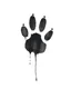Placeholder: ink dog paw print