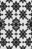 Placeholder: FLATLAY, tilable realistic fabric of blak sangallo lace pattern on a White matt surface, sangallo flatlay made for seamless Materiale, very detailed