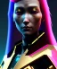 Placeholder: Medium Close Up Portrait, Front image. cyberpunk Asian woman, pink short hair. rabbit mask, latex suit. Red, black, gold, color. Ghost in the shield style. Gradient background. Avatar image, highly detailed, concept art, smooth, unreal engine 5, god rays, ray tracing, RTX, lumen lighting, ultra detail, volumetric lighting, 3d, finely drawn, high definition, high resolution.