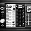 Placeholder: restaurant menu vector white and black