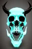 Placeholder: a devil's skull with circuitry for horns