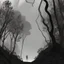 Placeholder: ilustración de un hombre en mitad de un bosque