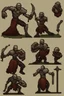 Placeholder: pixel undead soul sprite for pixel game in the medieval style side view idle animation. --ar 9:16