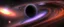 Placeholder: orbiting a black hole from a trillion miles away, peaceful, colorful, dark, ominous, beautiful abyss,