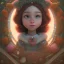 Placeholder: portrait disney, epic gnome,green suite pixar style wildflowers background, intricate, masterpiece, expert, insanely detailed, 4k resolution, retroanime style, cute big circular reflective eyes, cinematic smooth, intricate detail , soft smooth lighting, soft pastel colors, painted Rena