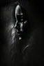 Placeholder: When darkness falls lonely woman wide en dept dramatic hd hightlights detailled