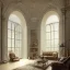 Placeholder: Living room with a big full wall window, white Beaux Arts architecture,interior design,point of perspective,by Jean Baptiste Monge, Epic cinematic, brilliant stunning, intricate, meticulously, detailed, dramatic atmospheric, maximalist digital matte painting