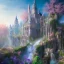 Placeholder: 8K realistic dreamscape with magical white castle, Cascades of bright flowers, majestic, intricate, masterpiece, insanely detailed, cinematic smooth, intricate details , soft smooth lighting, soft smooth pastel colors, iridescent accents