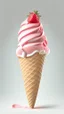 Placeholder: Strawberry Ice cream cone