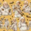 Placeholder: Grandpa and grandma in a planet of bee, realistic