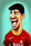 Placeholder: cartoonLuis Suarez Footballer