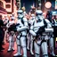 Placeholder: Imperial Stormtroopers handling security at a New Year's Eve party