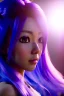 Placeholder: asian woman, anime character, lavender hair, pale blue eyes, long hair, vibrant color, highly detailed, art stations, concept art, smooth, unreal engine 5, god rays, ray tracing, RTX, lumen lighting, ultra detail, volumetric lighting, 3d, finely drawn, high definition, high resolution.