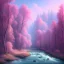 Placeholder: Pink river