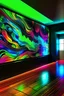 Placeholder: Psychedelic fluids wall projector