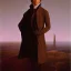 Placeholder: Marty McFly painted by Caspar David Friedrich