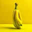 Placeholder: A banana in the shape of a cartoon character