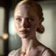 Placeholder: young woman molly quinn, muscular sweat, movie still, attractive perfect face, supermodel body, blondephoto, rule of thirds, deborah ann woll dramatic lighting, short hair, detailed face, detailed nose, woman wearing tank top, smirk, realism, realistic, raw, analog, woman, portrait, photorealistic, analog, realism