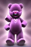 Placeholder: a giant purple care bear