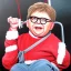 Placeholder: blind ralphie from christmas story painting billingsley