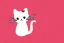 Placeholder: cute cat illustration isolated