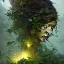 Placeholder: a beautiful portrait of a plant goddess with closed eyes by Greg Rutkowski and Raymond Swanland, Trending on Artstation, ultra realistic digital art